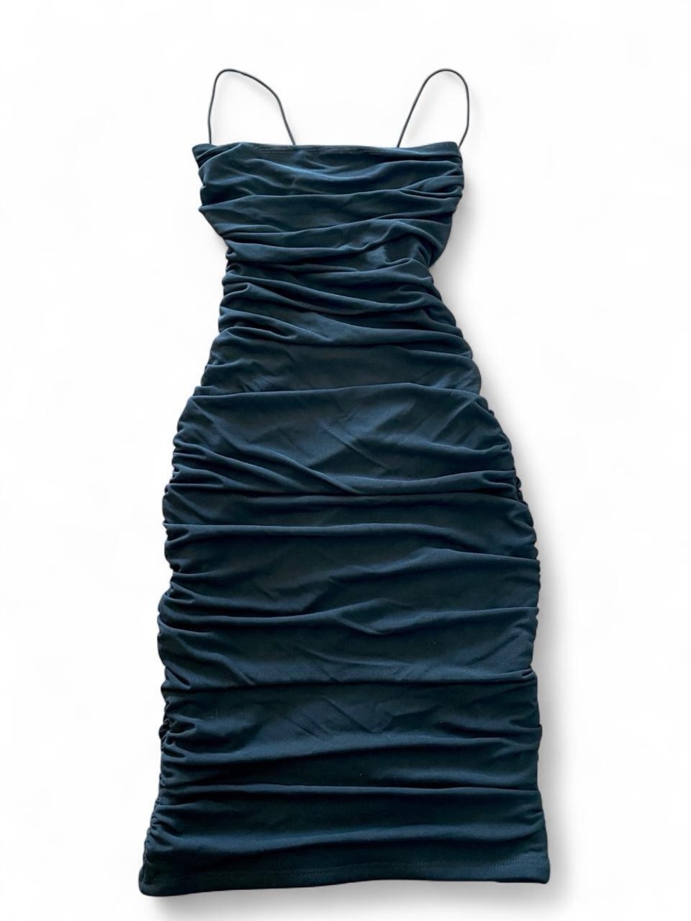 Oh Polly Thinking of You Ruched Bodycon Mini Dress